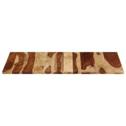vidaXL Tischplatte 120x60x(2,5-2,7) cm Massivholz Palisander 
