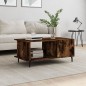 vidaXL Couchtisch Räuchereiche 90x50x40 cm Holzwerkstoff vidaXL Couchtisch Räuchereiche 90x50x40 cm Holzwerkstoff