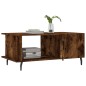 vidaXL Couchtisch Räuchereiche 90x50x40 cm Holzwerkstoff vidaXL Couchtisch Räuchereiche 90x50x40 cm Holzwerkstoff