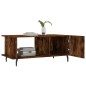 vidaXL Couchtisch Räuchereiche 90x50x40 cm Holzwerkstoff vidaXL Couchtisch Räuchereiche 90x50x40 cm Holzwerkstoff