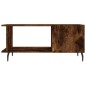 vidaXL Couchtisch Räuchereiche 90x50x40 cm Holzwerkstoff vidaXL Couchtisch Räuchereiche 90x50x40 cm Holzwerkstoff