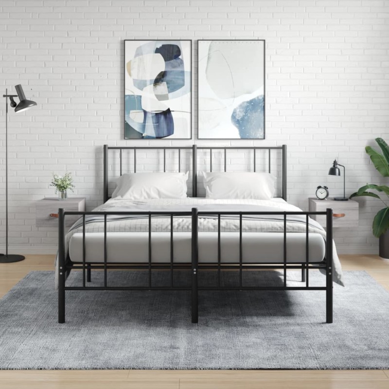 vidaXL Wand-Nachttische 2 Stk. Grau Sonoma 35x35x20 cm vidaXL Wand-Nachttische 2 Stk. Grau Sonoma 35x35x20 cm
