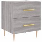 vidaXL Nachttische 2 Stk. Grau Sonoma 40x35x47,5 cm Holzwerkstoff vidaXL Nachttische 2 Stk. Grau Sonoma 40x35x47,5 cm Holzwerkstoff