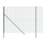 vidaXL Maschendrahtzaun Grün 2x25 m Verzinkter Stahl vidaXL Maschendrahtzaun Grün 2x25 m Verzinkter Stahl