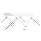 vidaXL 2-Bow Bimini Top Weiß 180x150x110 cm vidaXL 2-Bow Bimini Top Weiß 180x150x110 cm