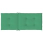 Gartenstuhlauflagen für Hochlehner 6 Stk. Grün 120x50x3cm Stoff Gartenstuhlauflagen für Hochlehner 6 Stk. Grün 120x50x3cm Stoff