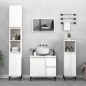 vidaXL Badschrank Hochglanz-Weiß 30x30x190 cm Holzwerkstoff vidaXL Badschrank Hochglanz-Weiß 30x30x190 cm Holzwerkstoff