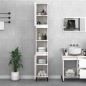vidaXL Badschrank Hochglanz-Weiß 30x30x190 cm Holzwerkstoff vidaXL Badschrank Hochglanz-Weiß 30x30x190 cm Holzwerkstoff
