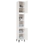 vidaXL Badschrank Hochglanz-Weiß 30x30x190 cm Holzwerkstoff vidaXL Badschrank Hochglanz-Weiß 30x30x190 cm Holzwerkstoff