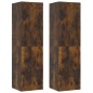 vidaXL TV-Wandschränke 2 Stk. Räuchereiche 30,5x30x110 cm vidaXL TV-Wandschränke 2 Stk. Räuchereiche 30,5x30x110 cm