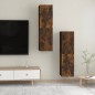 vidaXL TV-Wandschränke 2 Stk. Räuchereiche 30,5x30x110 cm vidaXL TV-Wandschränke 2 Stk. Räuchereiche 30,5x30x110 cm
