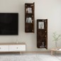 vidaXL TV-Wandschränke 2 Stk. Räuchereiche 30,5x30x110 cm vidaXL TV-Wandschränke 2 Stk. Räuchereiche 30,5x30x110 cm