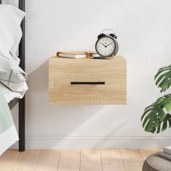 vidaXL Wand-Nachttisch Sonoma-Eiche 35x35x20 cm