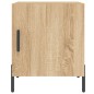 vidaXL Nachttisch Sonoma-Eiche 40x40x50 cm Holzwerkstoff vidaXL Nachttisch Sonoma-Eiche 40x40x50 cm Holzwerkstoff
