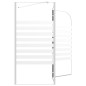 vidaXL Duschabtrennung 120x68x130 cm Hartglas Gestreift vidaXL Duschabtrennung 120x68x130 cm Hartglas Gestreift