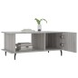 vidaXL Couchtisch Grau Sonoma 90x50x40 cm Holzwerkstoff vidaXL Couchtisch Grau Sonoma 90x50x40 cm Holzwerkstoff