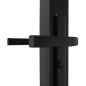 vidaXL Innentür ESG Glas und Aluminium 76x201,5 cm Schwarz vidaXL Innentür ESG Glas und Aluminium 76x201,5 cm Schwarz