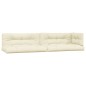 Palettenkissen 5-tlg. Creme Stoff Palettenkissen 5-tlg. Creme Stoff