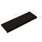 vidaXL Stufenmatten 10 Stk. 65x21x4 cm Schwarz vidaXL Stufenmatten 10 Stk. 65x21x4 cm Schwarz