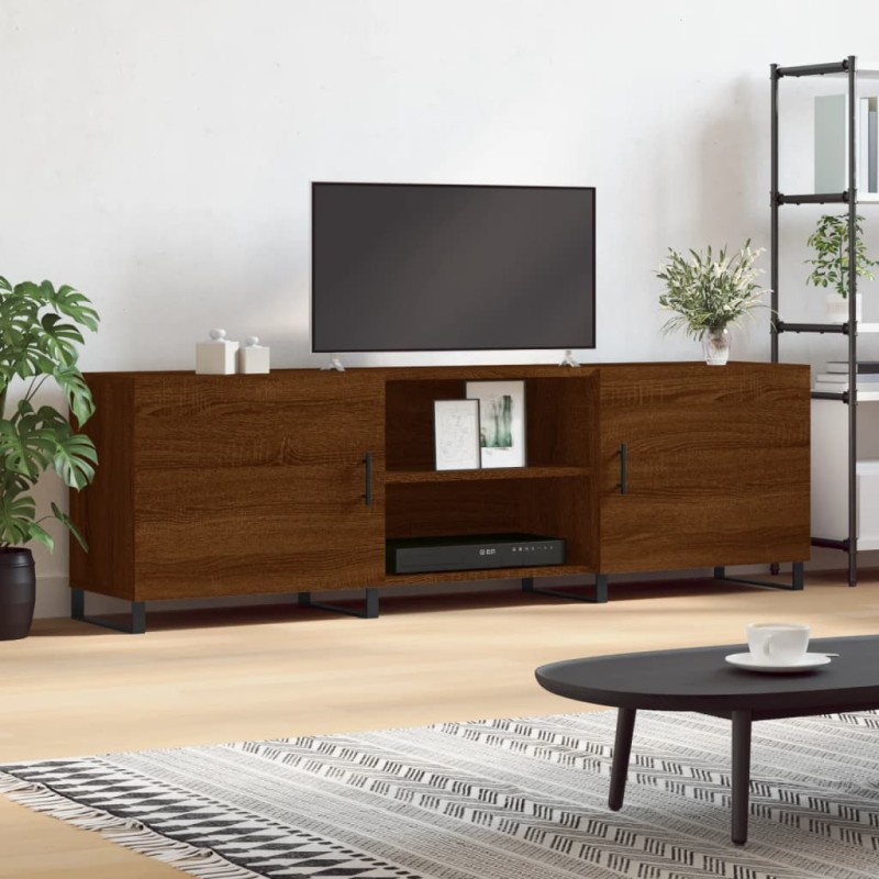 vidaXL TV-Schrank Braun Eichen-Optik 150x30x50 cm Holzwerkstoff vidaXL TV-Schrank Braun Eichen-Optik 150x30x50 cm Holzwerkstoff
