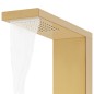 vidaXL Duschpaneel-System Edelstahl 201 Golden vidaXL Duschpaneel-System Edelstahl 201 Golden