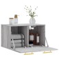 vidaXL Wandschrank Grau Sonoma 60x36,5x35 cm Holzwerkstoff vidaXL Wandschrank Grau Sonoma 60x36,5x35 cm Holzwerkstoff