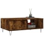vidaXL Couchtisch Räuchereiche 90x60x35 cm Holzwerkstoff vidaXL Couchtisch Räuchereiche 90x60x35 cm Holzwerkstoff