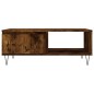 vidaXL Couchtisch Räuchereiche 90x60x35 cm Holzwerkstoff vidaXL Couchtisch Räuchereiche 90x60x35 cm Holzwerkstoff