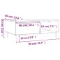 vidaXL Couchtisch Räuchereiche 90x60x35 cm Holzwerkstoff vidaXL Couchtisch Räuchereiche 90x60x35 cm Holzwerkstoff
