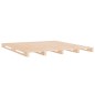 vidaXL Palettenbett 120x190 cm Massivholz Kiefer vidaXL Palettenbett 120x190 cm Massivholz Kiefer