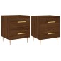 vidaXL Nachttische 2Stk. Braun Eichen-Optik 40x35x47,5cm Holzwerkstoff vidaXL Nachttische 2Stk. Braun Eichen-Optik 40x35x47,5cm Holzwerkstoff