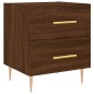 vidaXL Nachttische 2Stk. Braun Eichen-Optik 40x35x47,5cm Holzwerkstoff vidaXL Nachttische 2Stk. Braun Eichen-Optik 40x35x47,5cm Holzwerkstoff