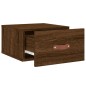 vidaXL Wand-Nachttische 2 Stk. Braun Eichen-Optik 35x35x20 cm vidaXL Wand-Nachttische 2 Stk. Braun Eichen-Optik 35x35x20 cm