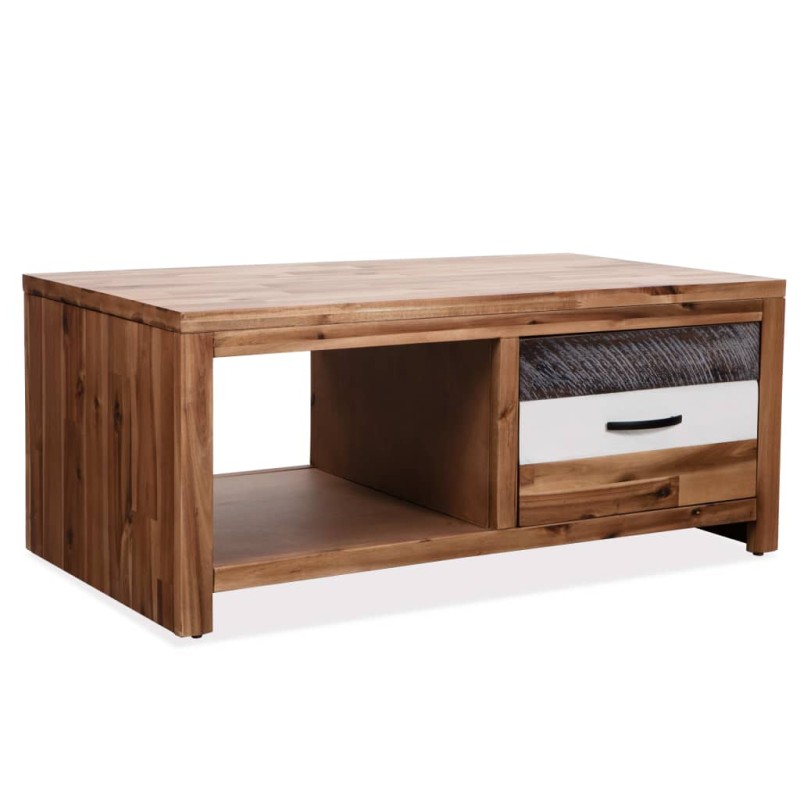 vidaXL Couchtisch Akazie Massivholz 90x50x37,5 cm vidaXL Couchtisch Akazie Massivholz 90x50x37,5 cm