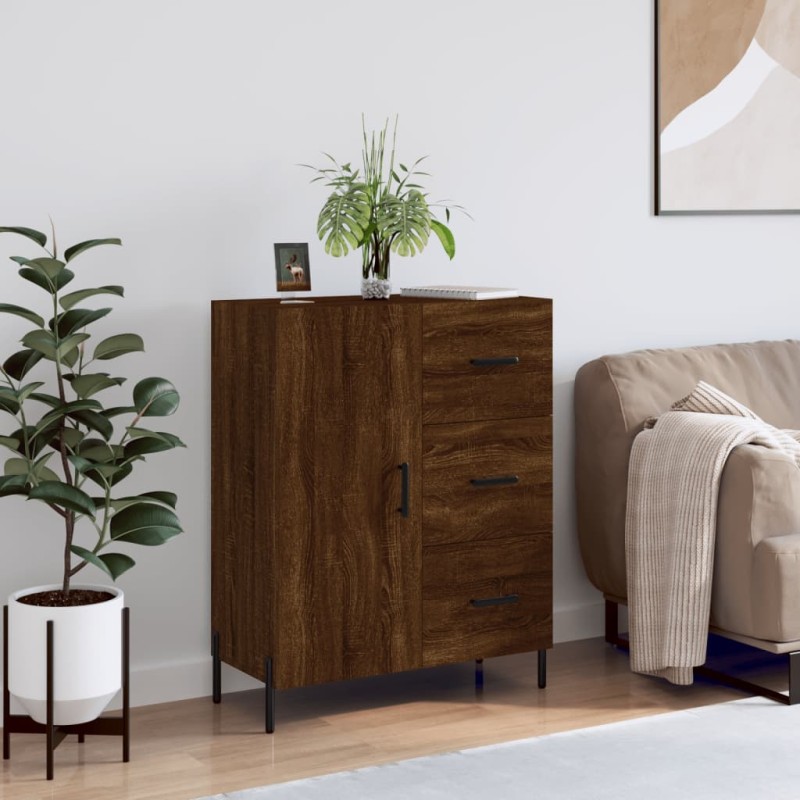 vidaXL Sideboard Braun Eichen-Optik 69,5x34x90 cm Holzwerkstoff vidaXL Sideboard Braun Eichen-Optik 69,5x34x90 cm Holzwerkstoff