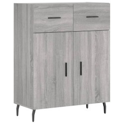vidaXL Sideboard Grau Sonoma 69,5x34x90 cm Holzwerkstoff