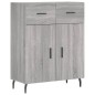 vidaXL Sideboard Grau Sonoma 69,5x34x90 cm Holzwerkstoff vidaXL Sideboard Grau Sonoma 69,5x34x90 cm Holzwerkstoff