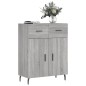 vidaXL Sideboard Grau Sonoma 69,5x34x90 cm Holzwerkstoff vidaXL Sideboard Grau Sonoma 69,5x34x90 cm Holzwerkstoff
