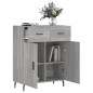 vidaXL Sideboard Grau Sonoma 69,5x34x90 cm Holzwerkstoff vidaXL Sideboard Grau Sonoma 69,5x34x90 cm Holzwerkstoff