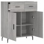 vidaXL Sideboard Grau Sonoma 69,5x34x90 cm Holzwerkstoff vidaXL Sideboard Grau Sonoma 69,5x34x90 cm Holzwerkstoff