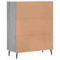 vidaXL Sideboard Grau Sonoma 69,5x34x90 cm Holzwerkstoff vidaXL Sideboard Grau Sonoma 69,5x34x90 cm Holzwerkstoff