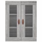 Wandschränke 2 Stk. Grau Sonoma Holzwerkstoff Wandschränke 2 Stk. Grau Sonoma Holzwerkstoff