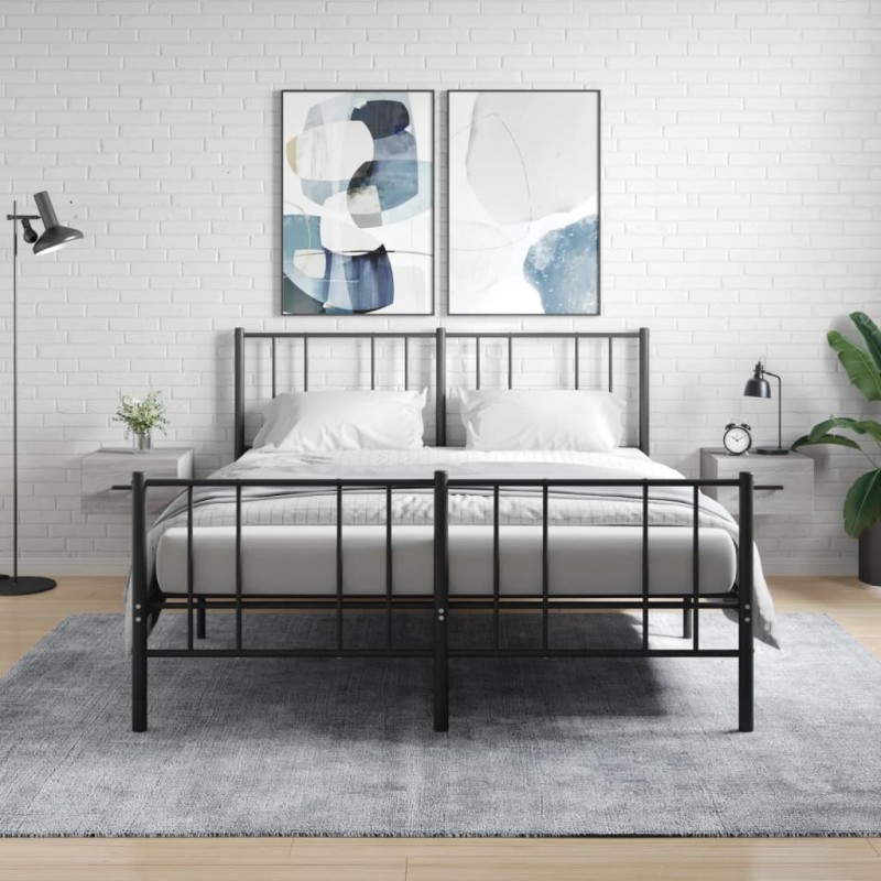 vidaXL Wand-Nachttische 2 Stk. Grau Sonoma 35x35x20 cm vidaXL Wand-Nachttische 2 Stk. Grau Sonoma 35x35x20 cm