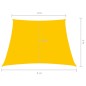 vidaXL Sonnensegel Oxford-Gewebe Trapezförmig 3/5x4 m Gelb vidaXL Sonnensegel Oxford-Gewebe Trapezförmig 3/5x4 m Gelb