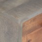 vidaXL Nachttisch Grau 40x30x50 cm Raues Mango-Massivholz vidaXL Nachttisch Grau 40x30x50 cm Raues Mango-Massivholz