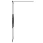 vidaXL Duschwand für Begehbare Dusche Schwarz 115x195 cm ESG-Glas Klar vidaXL Duschwand für Begehbare Dusche Schwarz 115x195 cm ESG-Glas Klar