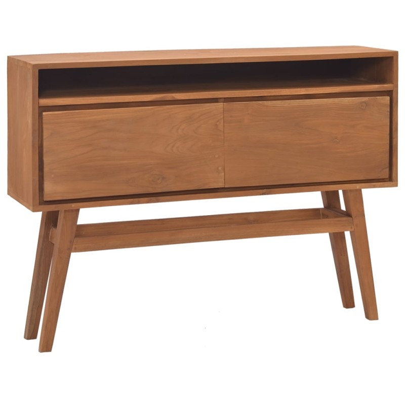 vidaXL Konsolentisch 110x30x79 cm Teak Massivholz vidaXL Konsolentisch 110x30x79 cm Teak Massivholz
