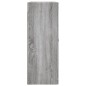 Wandschränke 2 Stk. Grau Sonoma Holzwerkstoff Wandschränke 2 Stk. Grau Sonoma Holzwerkstoff