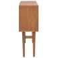 vidaXL Konsolentisch 110x30x79 cm Teak Massivholz vidaXL Konsolentisch 110x30x79 cm Teak Massivholz