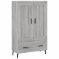 vidaXL Highboard Grau Sonoma 69,5x31x115 cm Holzwerkstoff vidaXL Highboard Grau Sonoma 69,5x31x115 cm Holzwerkstoff
